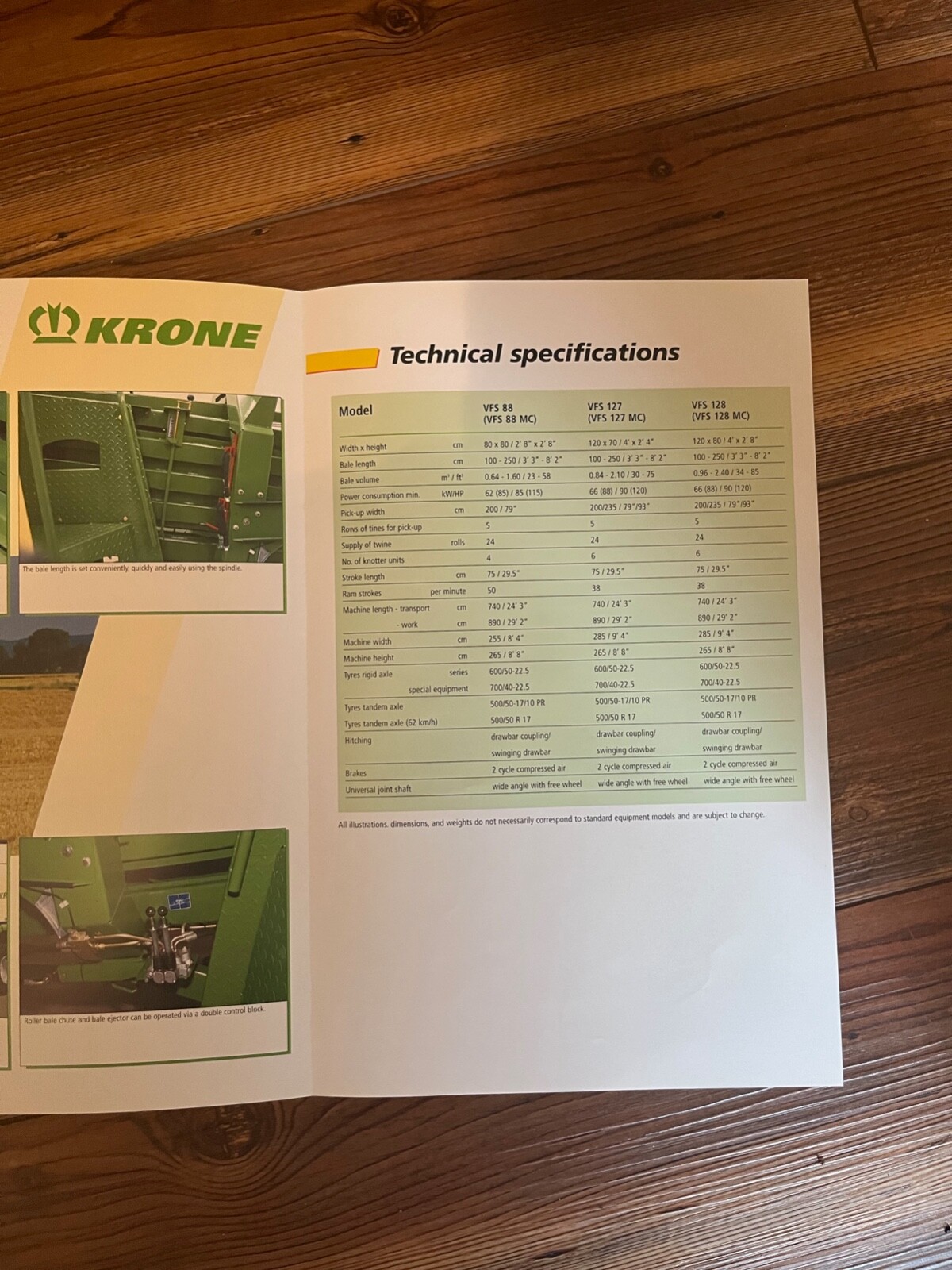 2003 Krone Big Pack VFS Big Balers Sales Brochure