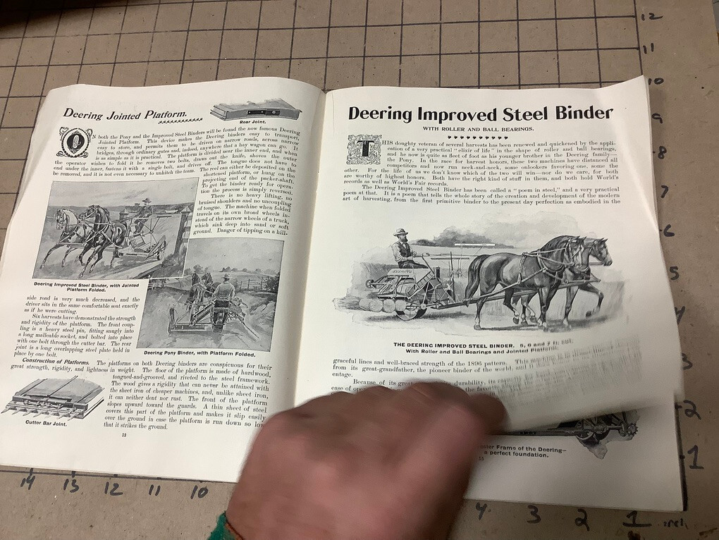 Original CATALOG –1890&rsquo;s ROLLER & BALL BEARINGS on the FARM 40pgs