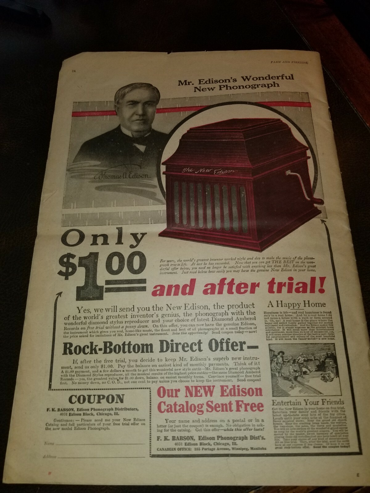 FARM and FIRESIDE The National Farm Paper 1917