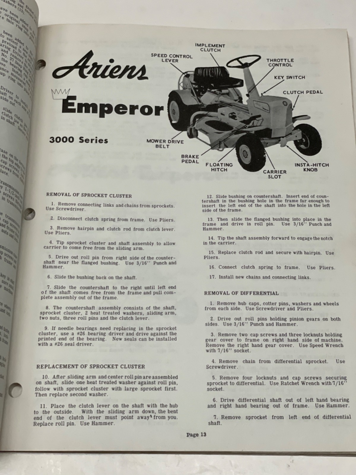 Vintage Ariens Service Technique Manual – Gard-N-Yard & Sno-Thro Second Edition