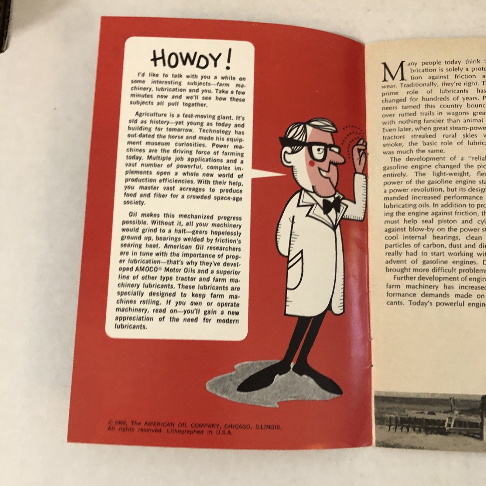 Rare 1968 John Deere 5020 / Standard Oil Company Catalog AD-10594-S