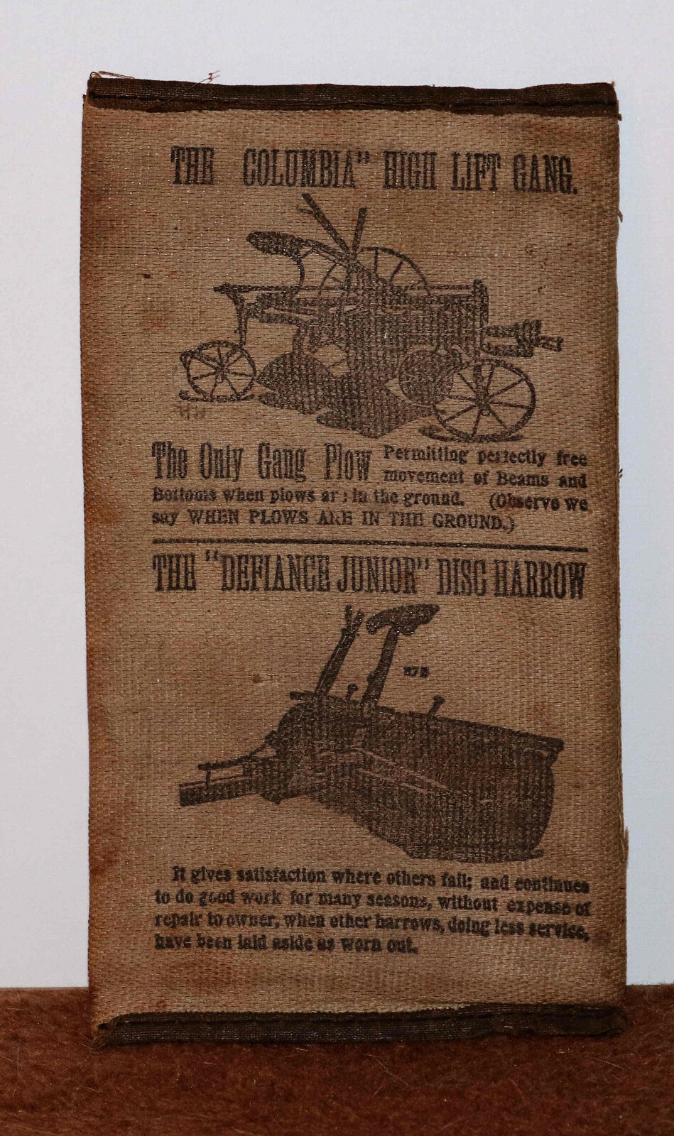 Antique 1906 Cloth-bound Rock Island Plow Co. Pocket Notebook & Sales – Complete