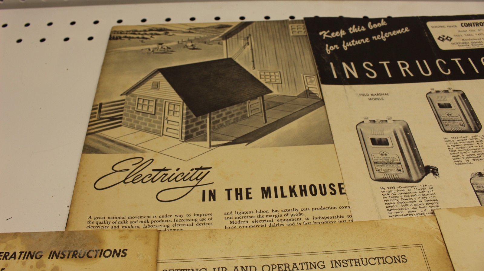 pamphlet instruction lot farm