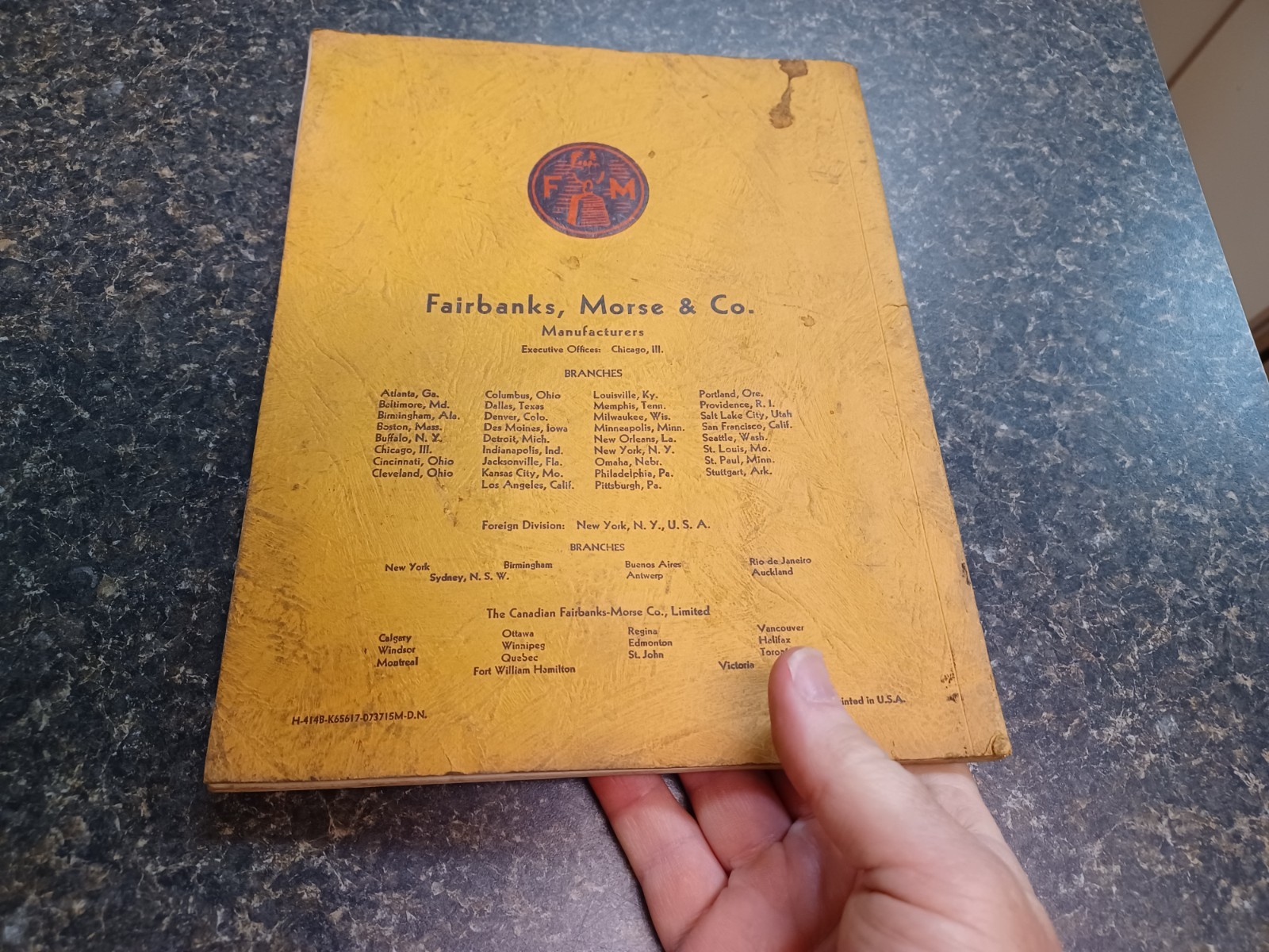 1937 H414B Fairbanks Morse Dealer Product Line Catalog Pumps Batteries Windmills