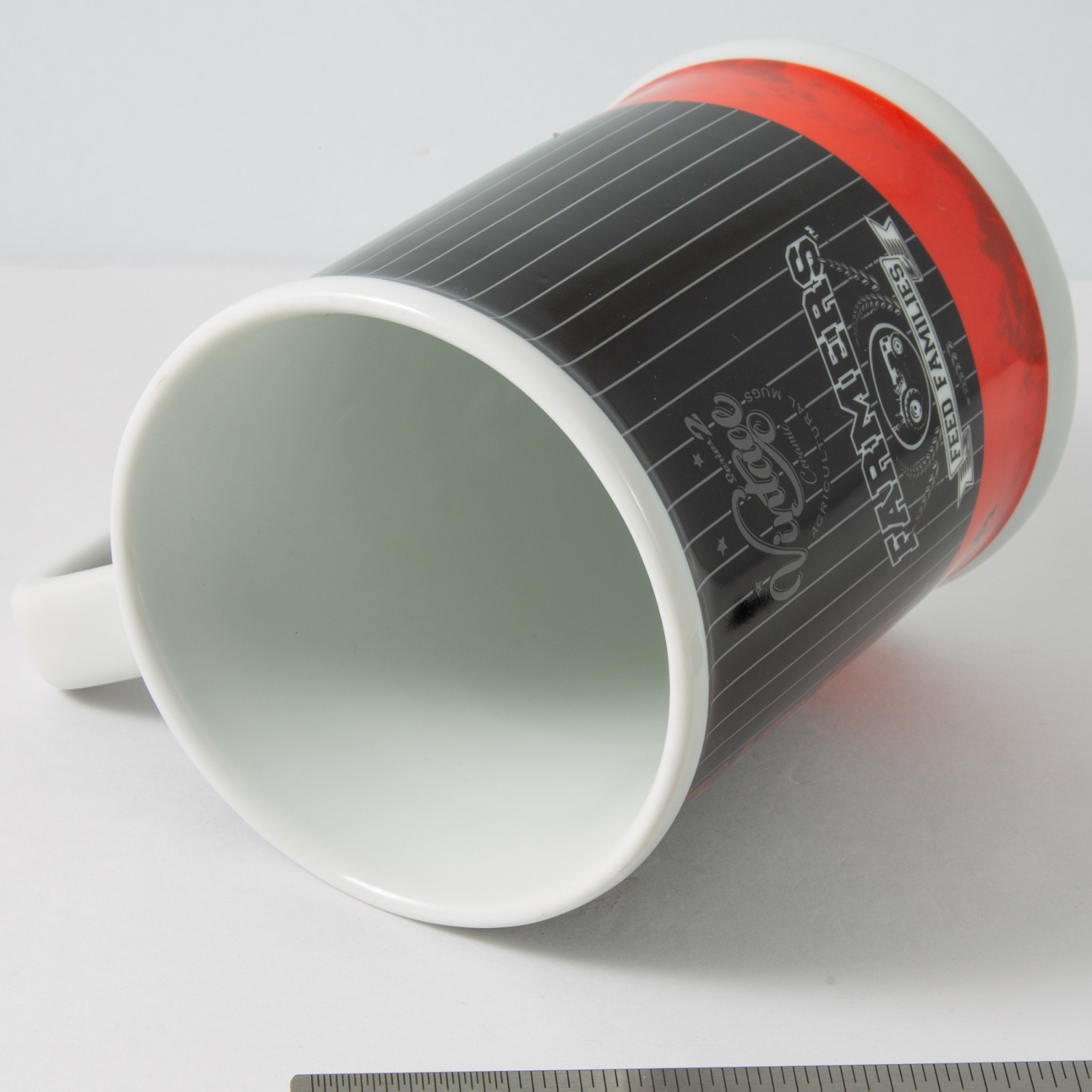 RARE Kubota « Power of Orange » Ceramic Mug Series 2 Black/Orange Choko Authentics