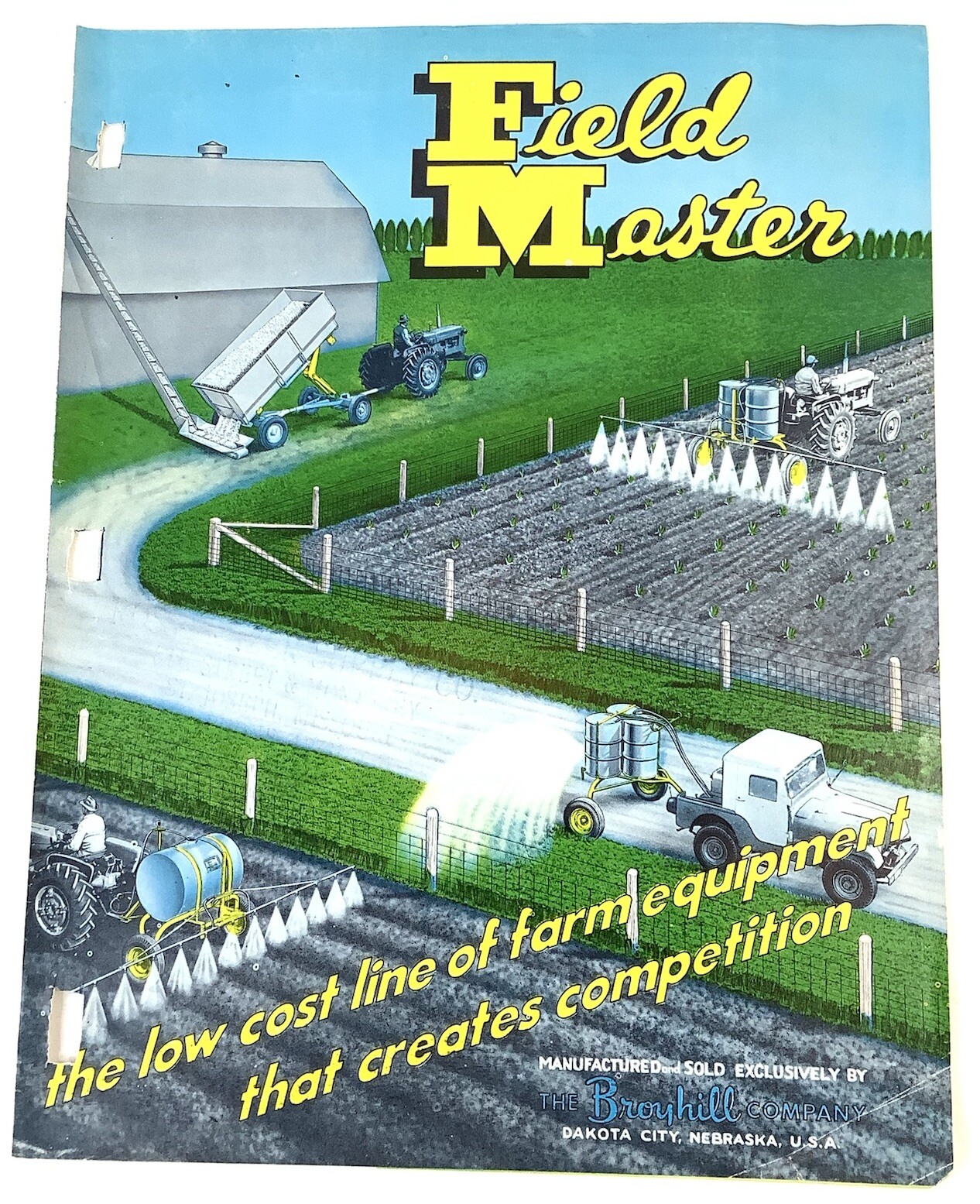 The Broyhill Company Field Master Spraying Systems Brochure Ag Farming Row Crops
