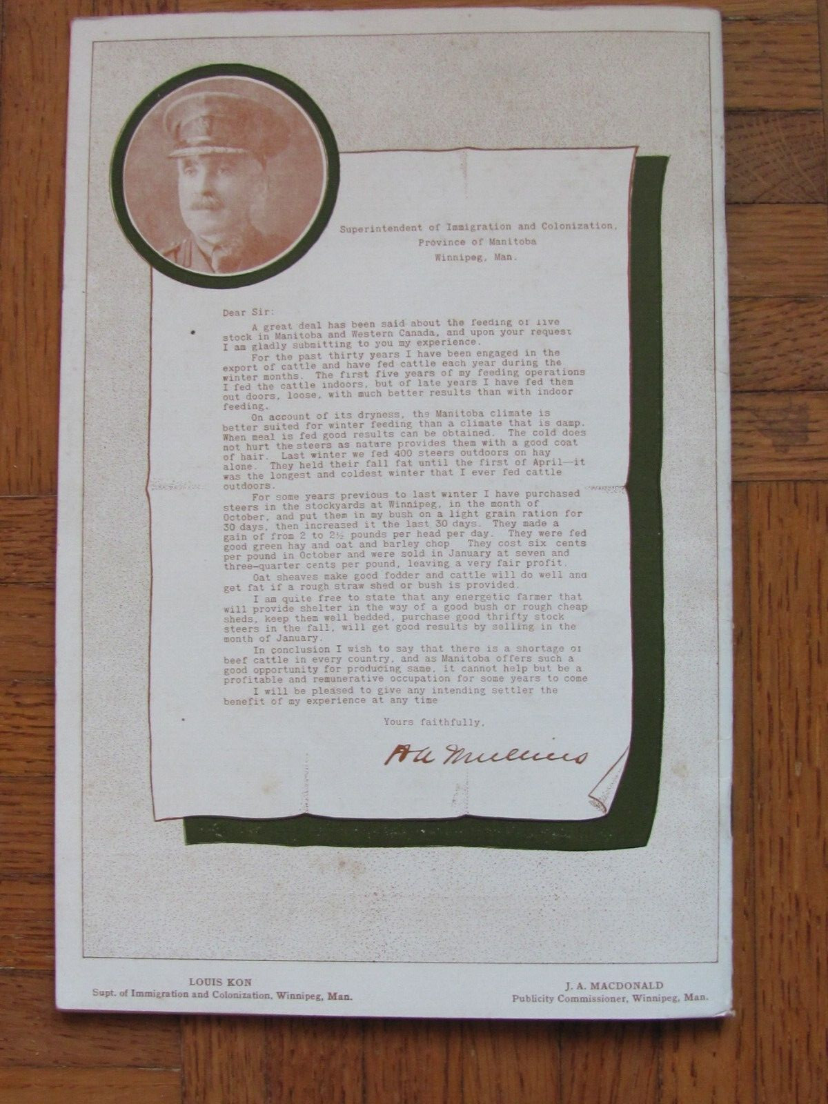 1917 FARMING BOOKLET LIVESTOCK RAISING IN MANITOBA CANADA IMMIGRATION DEPT