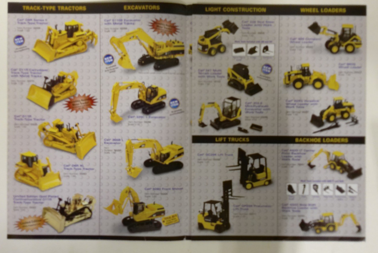 Lot of 4 CAT Norscot Scale Model Replicas Catalogs 2002-2005