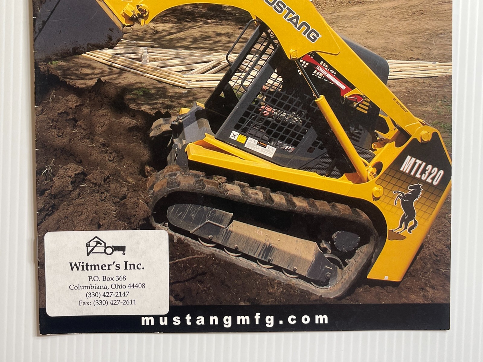 Mustang Track Loaders Sales Brochure *2008* (Showroom Book) *MTL312 – MTL325*