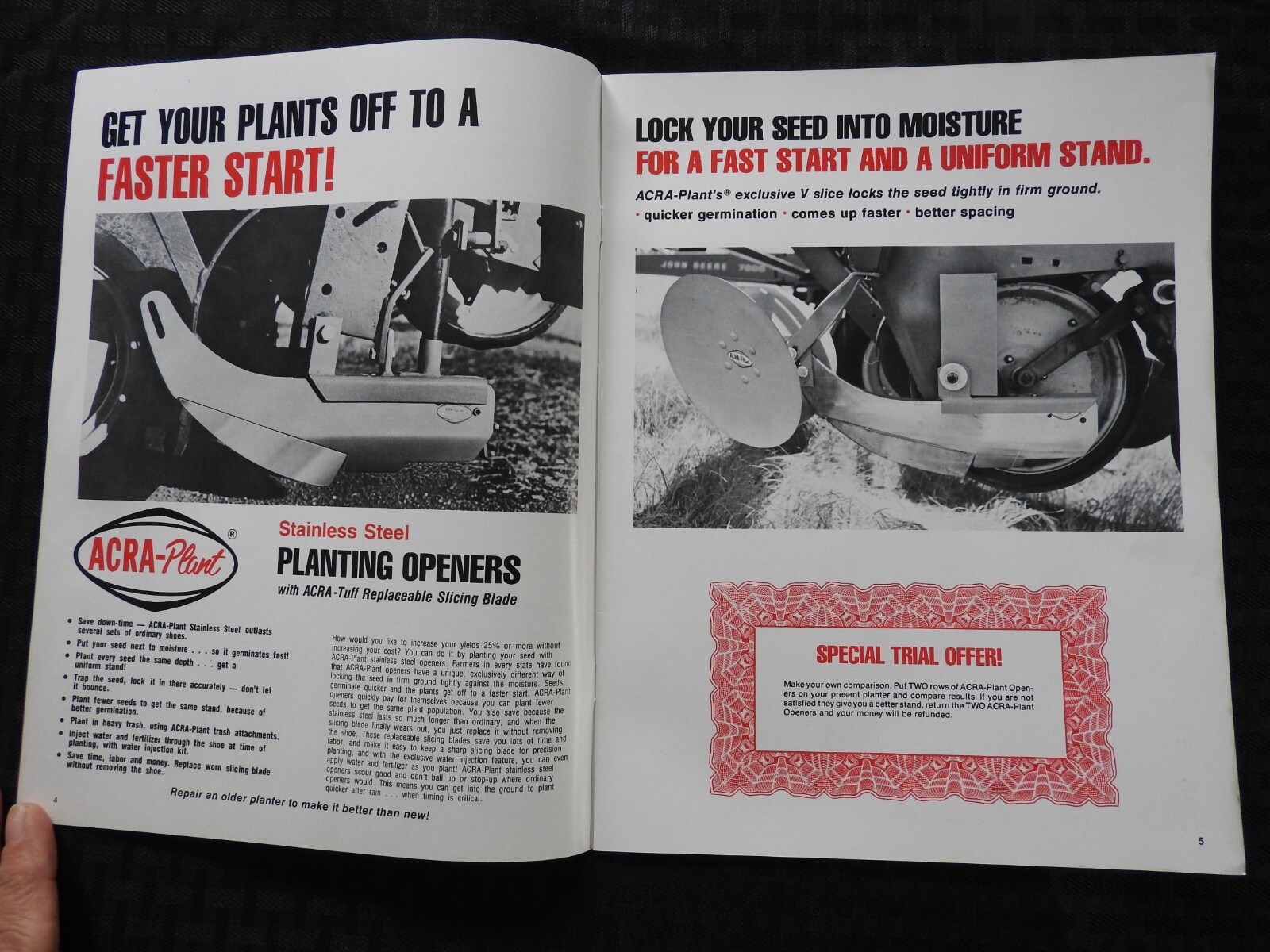 1978 Acra-Plant Sales Inc Garden City KS « PLANTER » CATALOG BROCHURE 23 pages VG