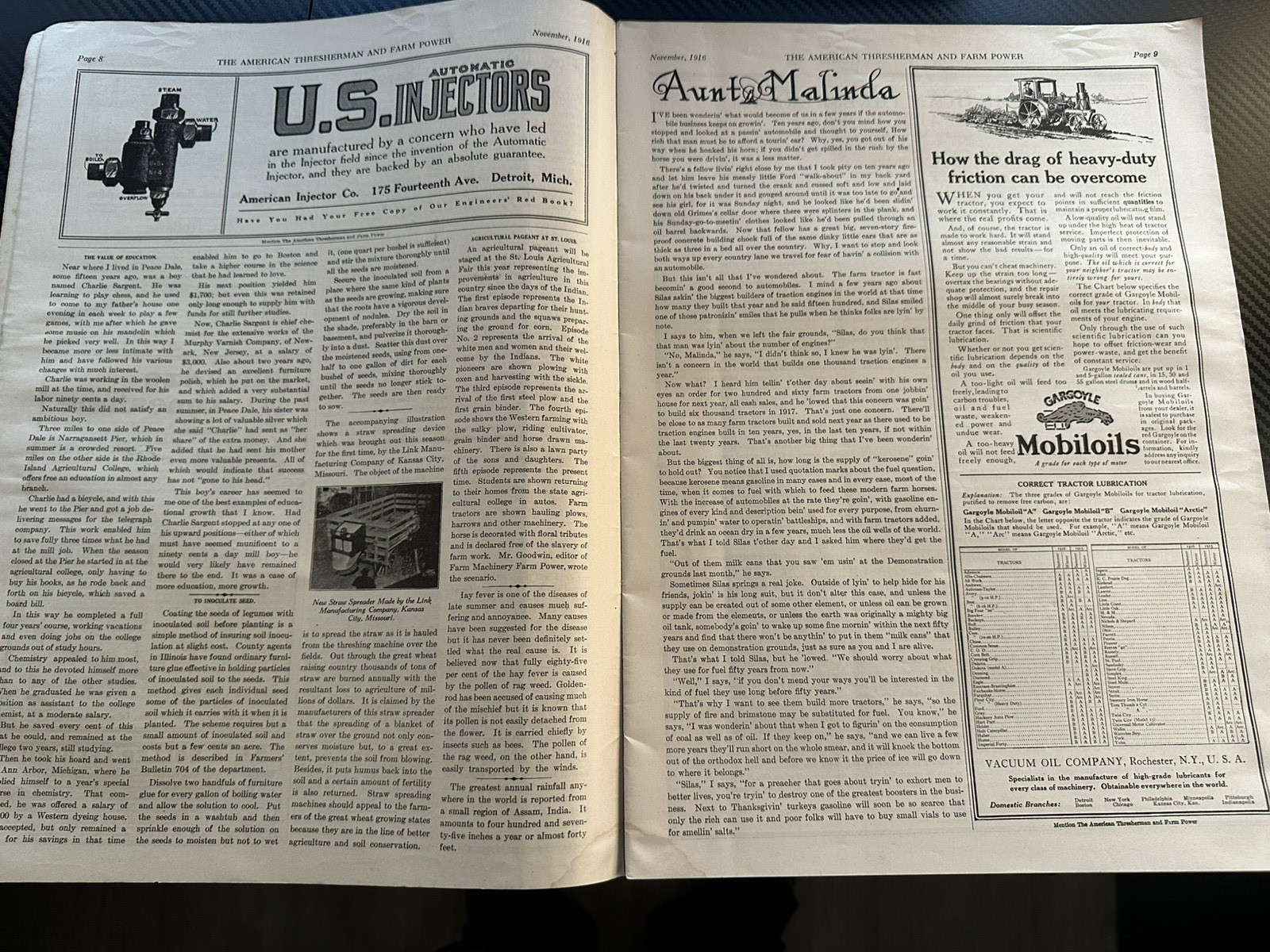 The American Thresherman and Farm Power MAGAZINE 1916 Madison, WIS Vol 19 No 7