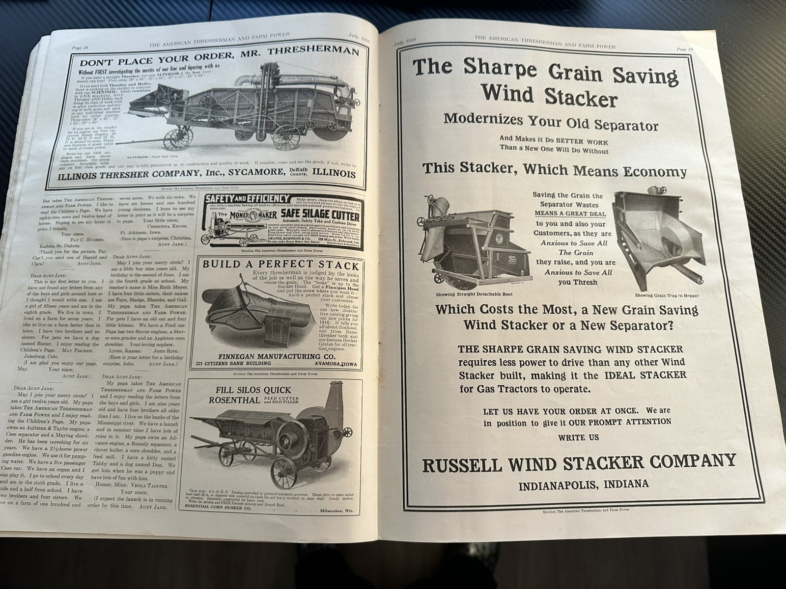 The American Thresherman and Farm Power MAGAZINE 1916 Madison, WIS Vol 19 No 3