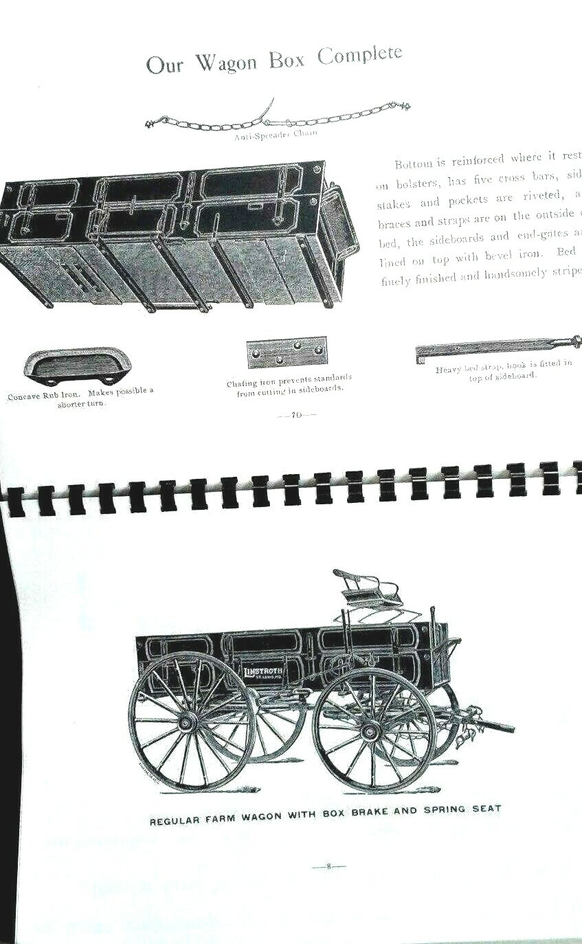 Lindstroth Wagon C0. High Grade Farm Wagons And Equipment Sales Manual