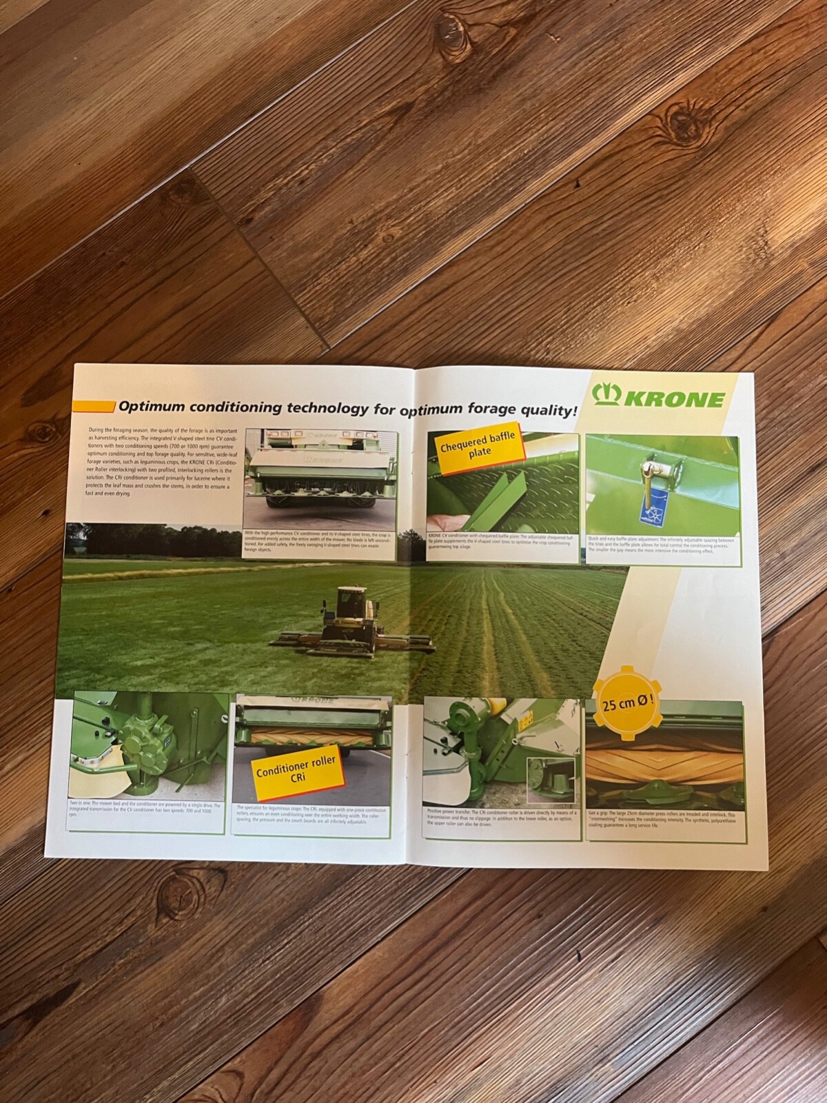 2005 Krone Big M II mower conditioner sales brochure