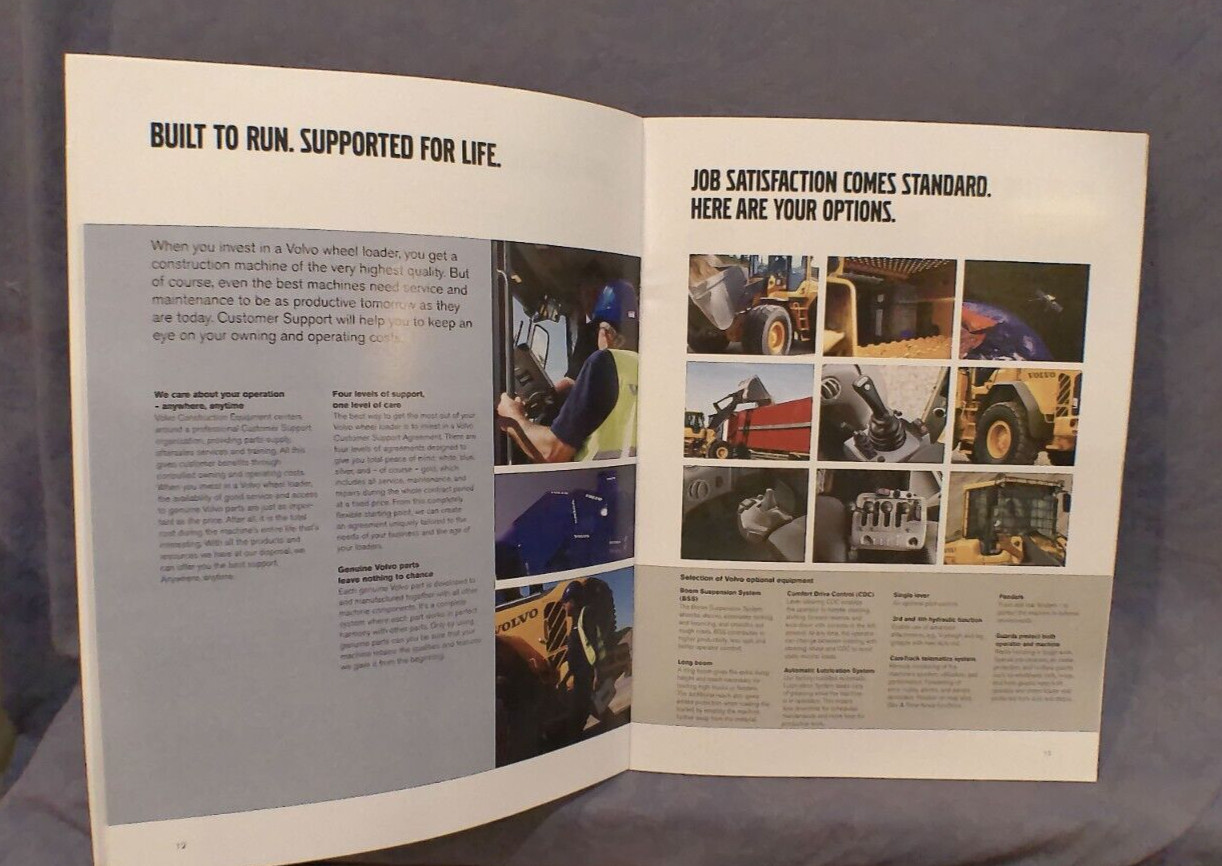Volvo Wheel Loaders L60F, L70F, L90F Sales Brochure