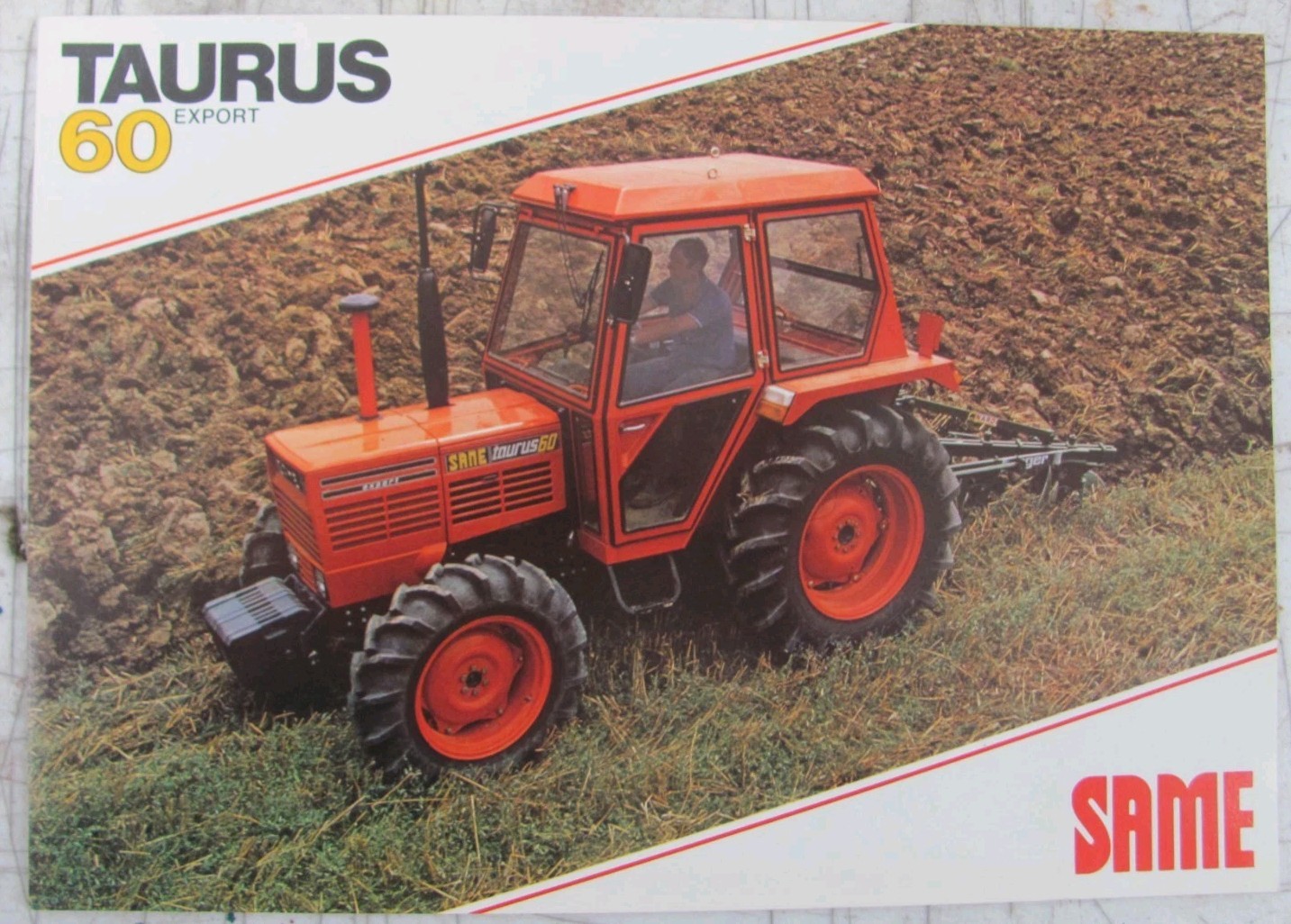 1980 SAME Taurus 60 Export Tractor Sales Flyer 3082.052.3.1/01