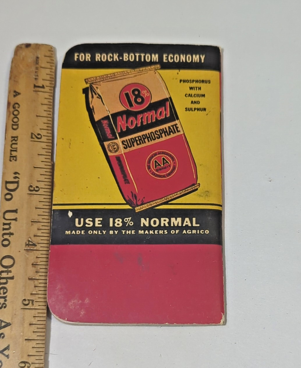 Agrico Fertilizer « Daily Reminder » Memo Booklet Vintage 1949