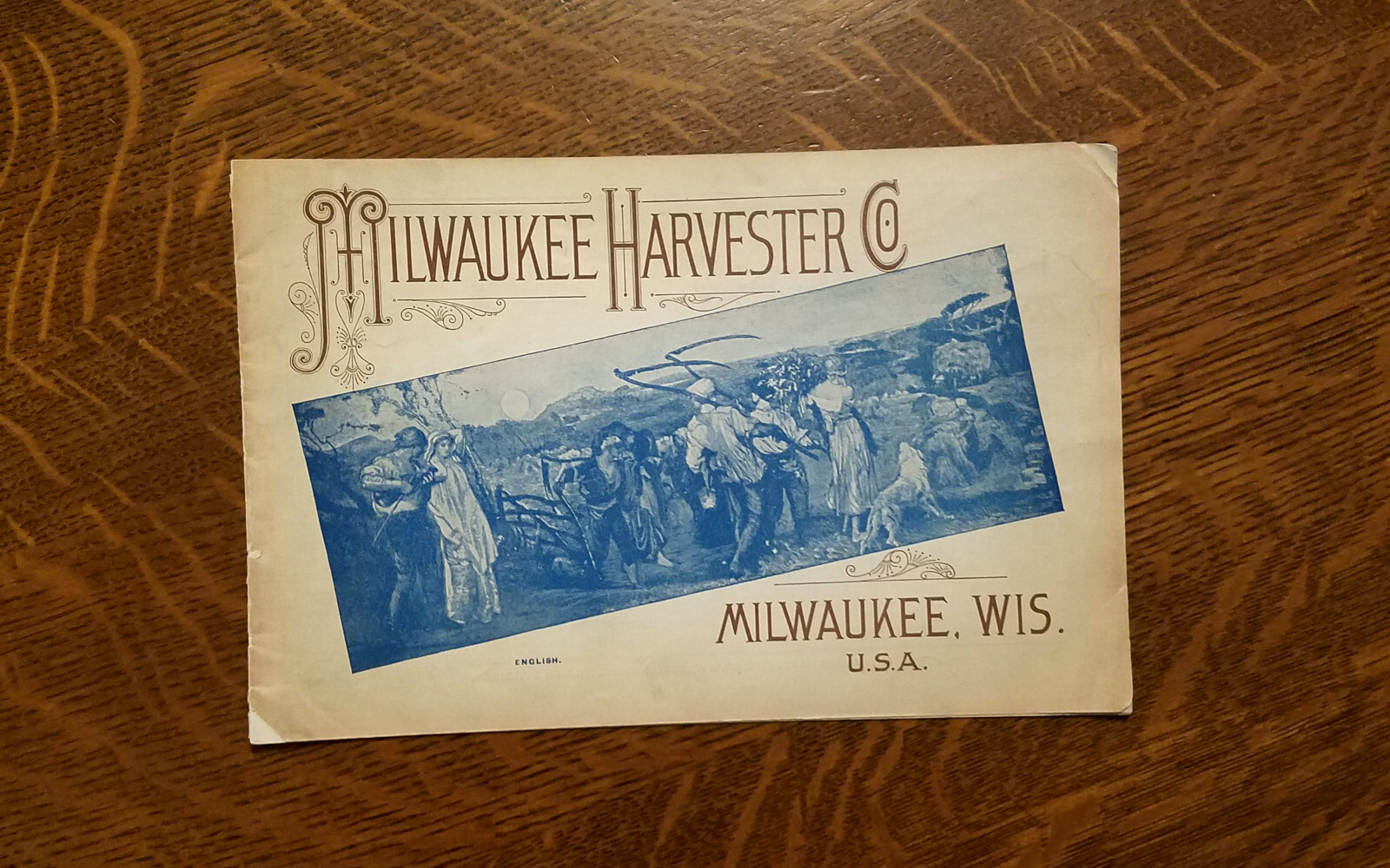 1892 Milwaukee Harvester Machine Farm Binder Catalog Brochure Horse Drawn