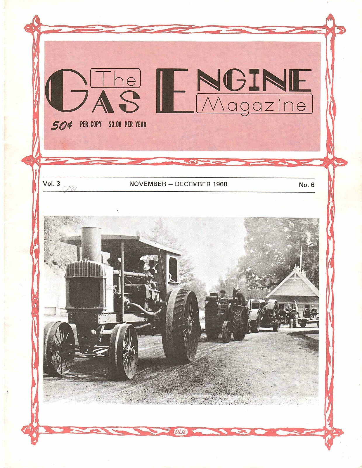 20-35 Rumely Oil Pull Model M tractor, Nov / December 1968 Gas Engine Magazine