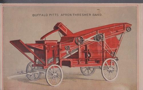 steam engines, tractors, agriculture, farming, Buffalo Pitts Thrashing Machine