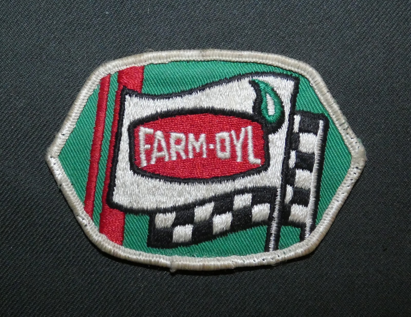 Vintage Farm Oyl Agricultural Farming Equipment Advertising Uniform Patch