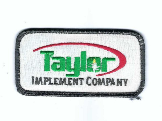 Taylor Implement Company Patch Hoxie, Kansas Agricultural Equipment 2in x 4in