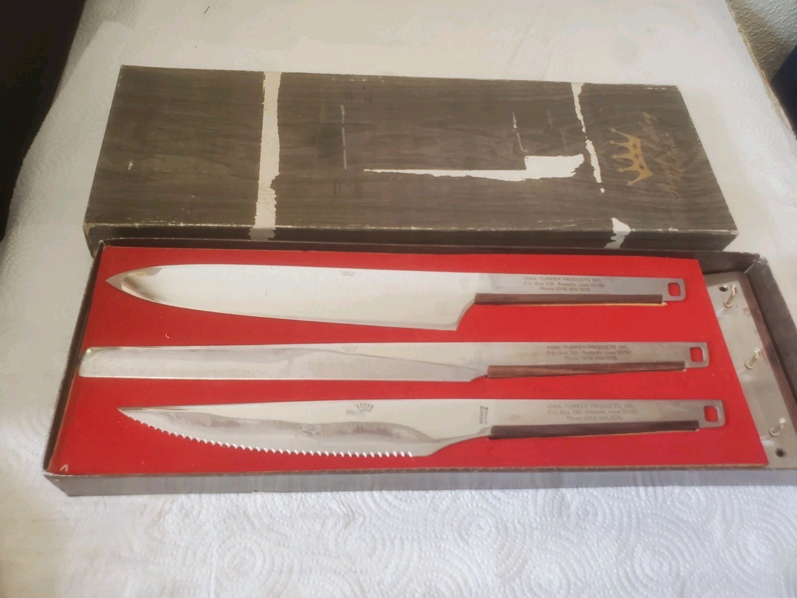 4 Piece Royal Cutlery Knife Set Iowa Turkey Products Postville Iowa Japan