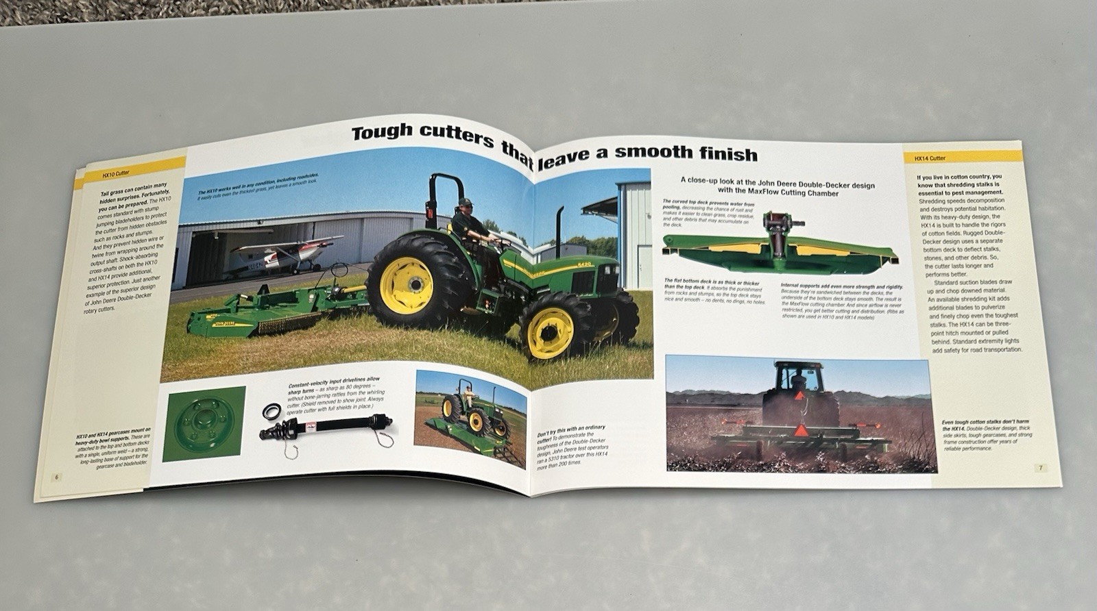 John Deere Heavy Duty Commercial Duty Rotary Cutters 6-20 Ft For 2004 Brochure