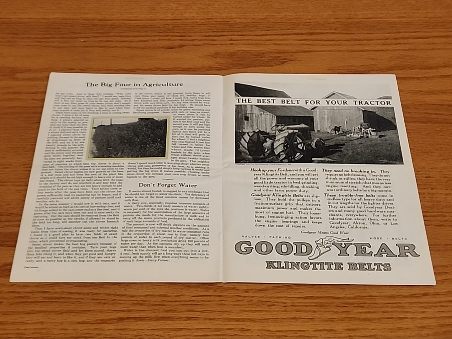The Fordson Magazine December 1923 Vintage Original