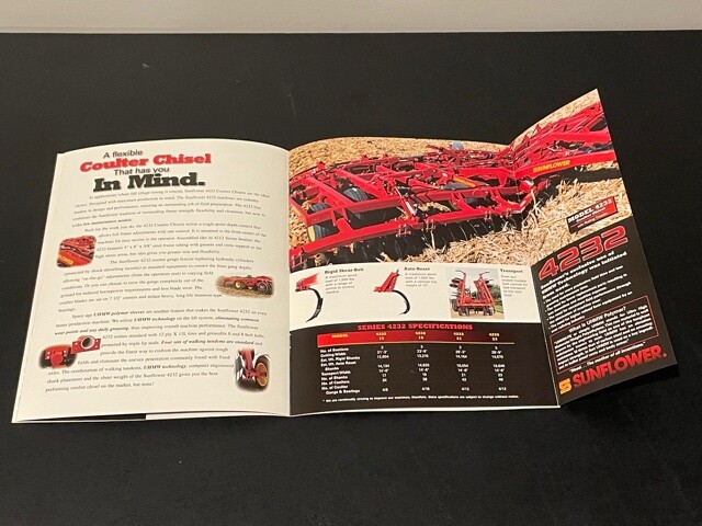 Sunflower Series 2000 Chisel Plow & 4200 Coulter Chisels Dealer&rsquo;s Brochure