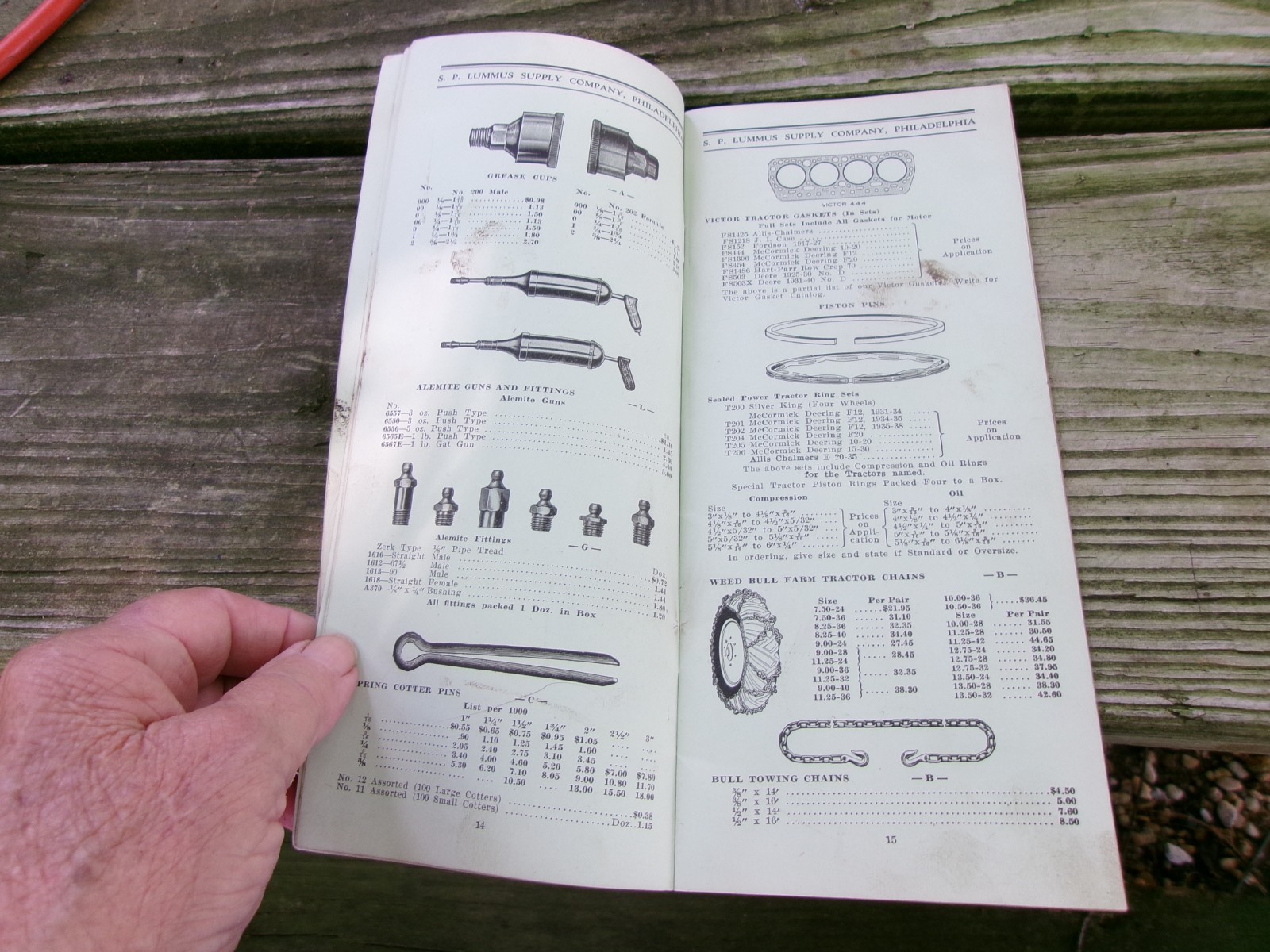 Antique S.P. LUMMUS (Farmers) Supply Co. Phila.PA. Catalog Small Booklet, 51pgs.