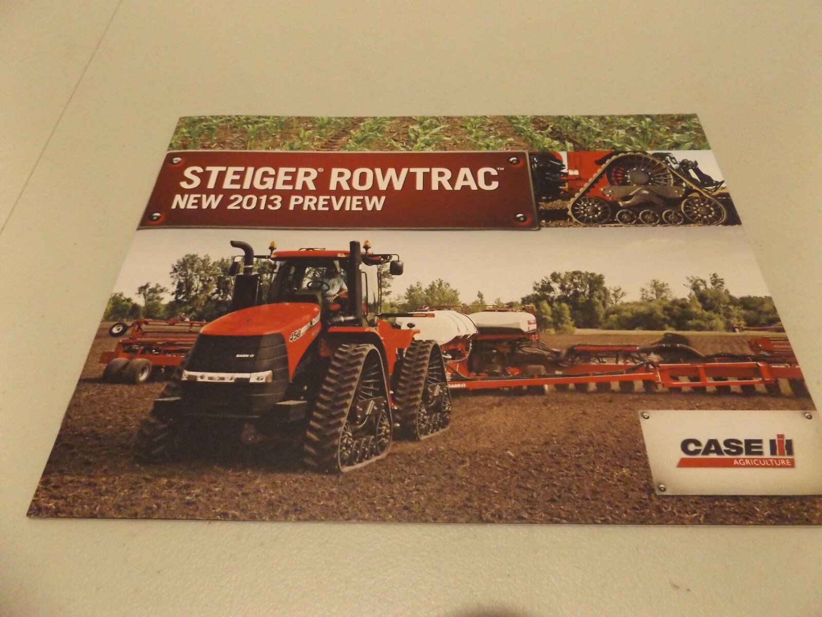 CASE-IH STEIGER ROWTRAC « NEW 2013 PREVIEW » , LIT # CIH07221201 2012