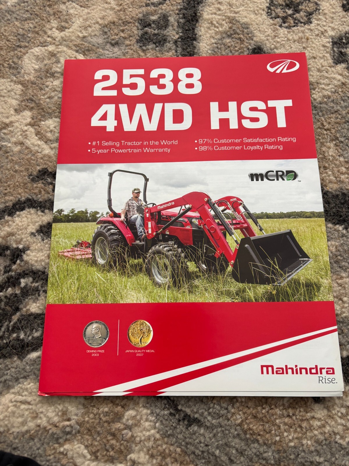 Mahindra 2538 Tractor Brochure FCCA25 no.4