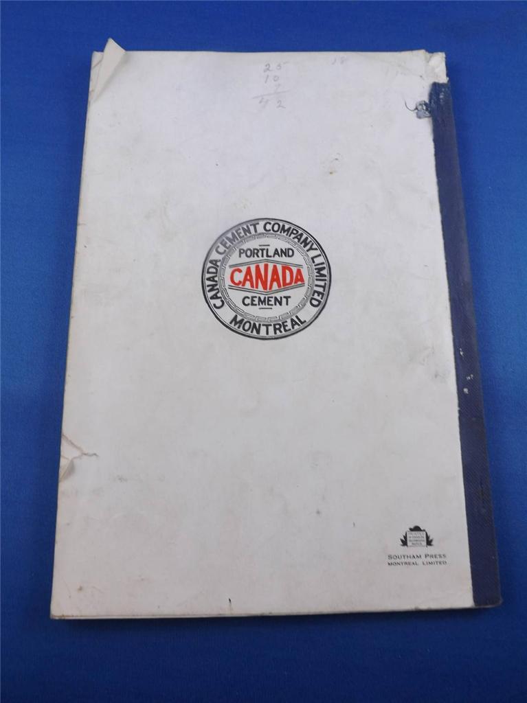 WHAT THE FARMER CAN DO WITH CONCRETE BOOK CANADA PORTLAND CEMENT CO. MONTREAL
