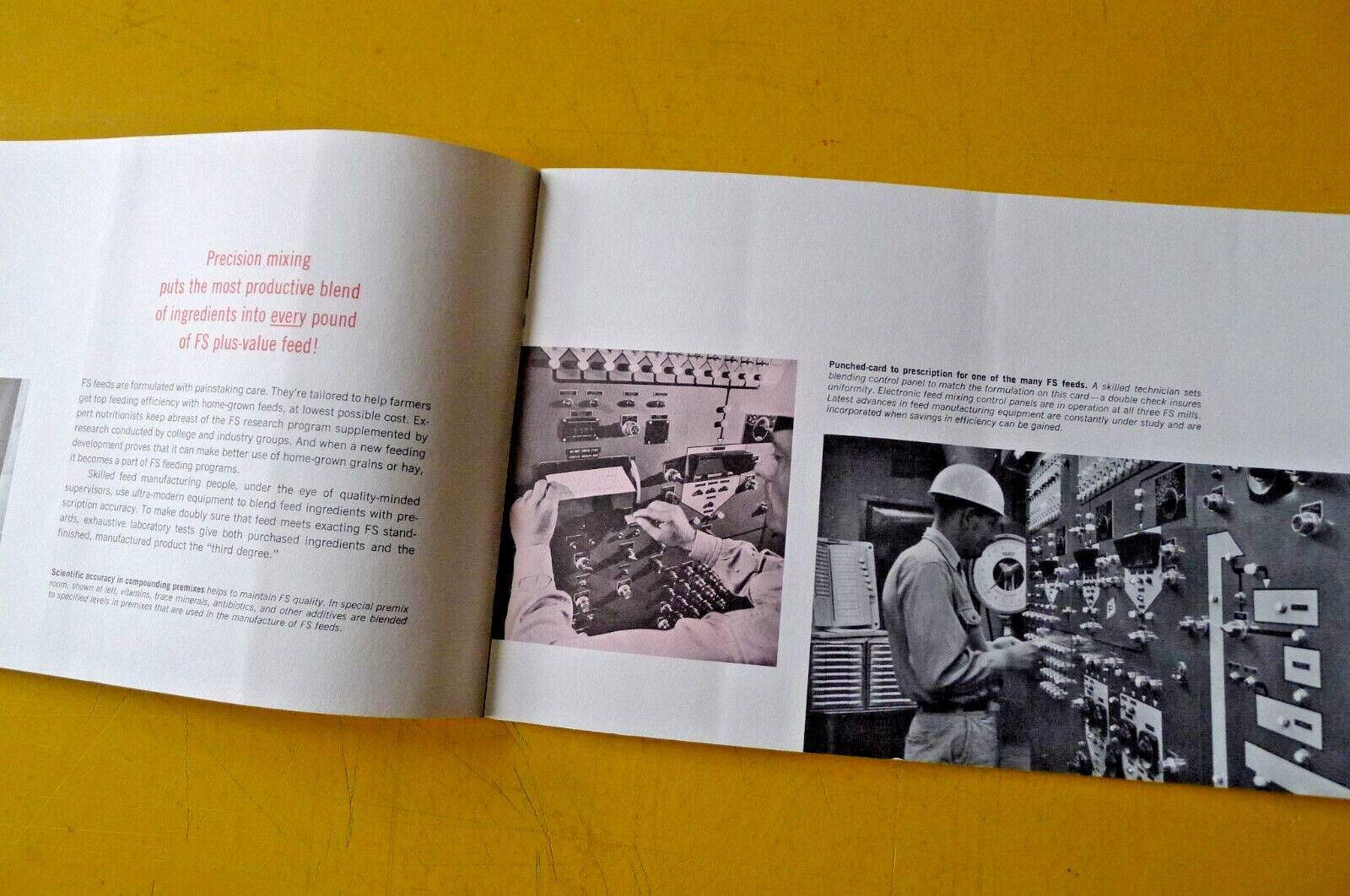1960s Vintage FS Farmers Service Information BROCHURE Booklet Bloomington IL