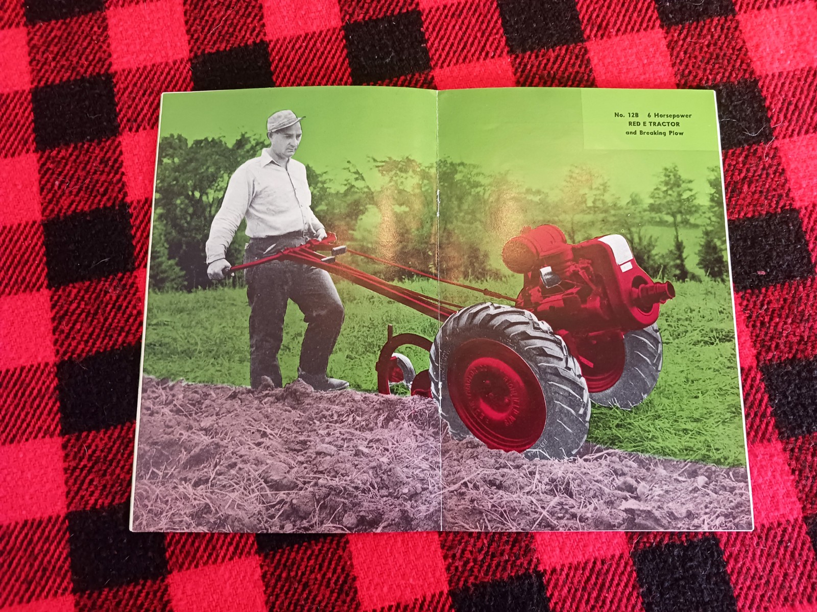 1951 Red-E Garden Riding Tractor Catalog Farm Cultivator Page Brochure