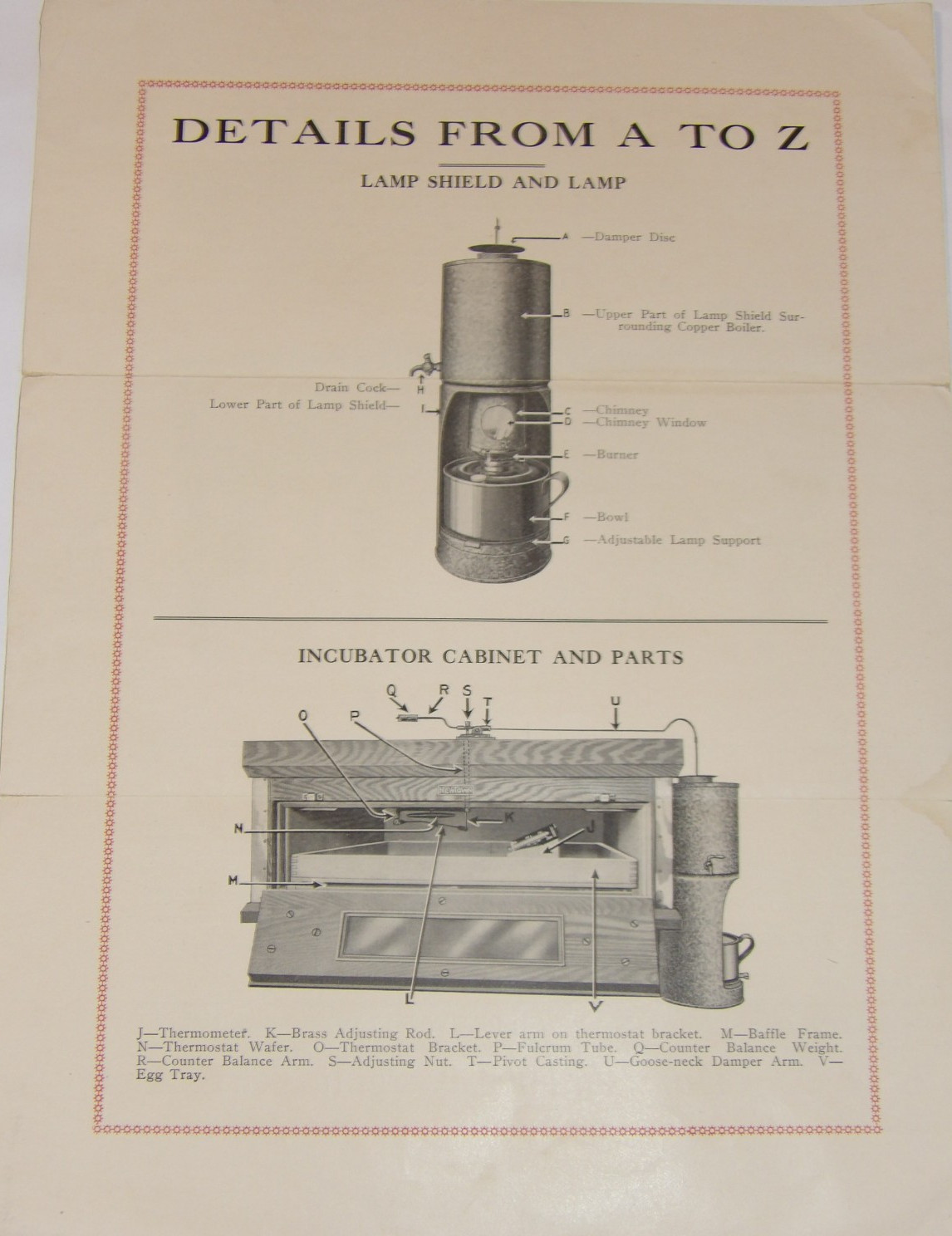 VINTAGE 1925 NEWTOWN OIL LAMP-HEATED INCUBATORS BROCHURES! 4 PCS/HARRISONBURG,VA
