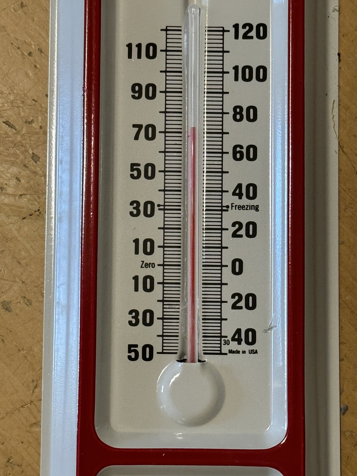 Silver King Farm Equipment Advertising Embossed Thermometer – USA Farm Tractor
