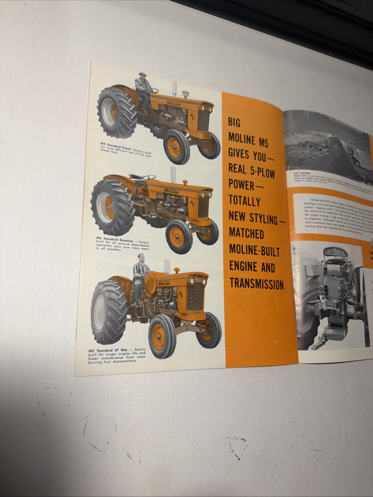 MINNEAPOLIS-MOLINE M5 AND G VI TRACTORS 16 PAGES 1960 Sales Brochure