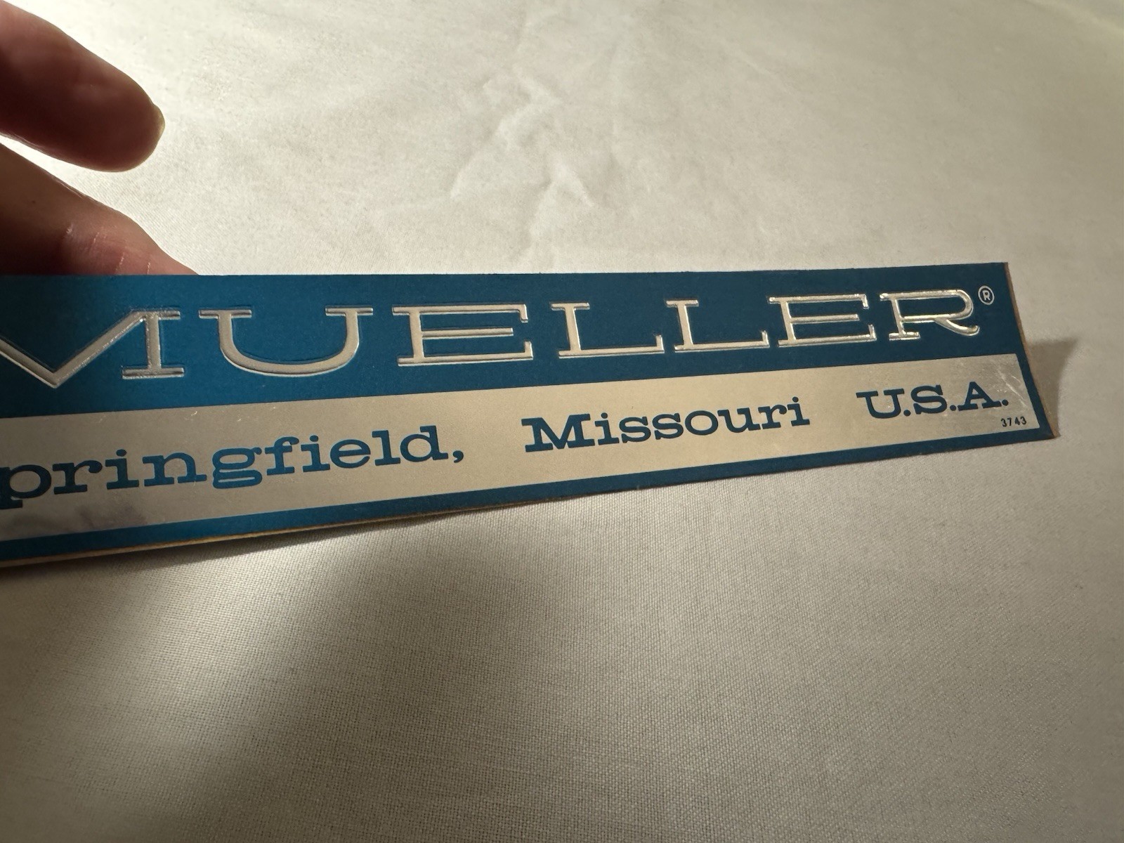 Decal Bumper Sticker Mueller Springfield Missouri Dairy Milk Farm Farming Cooler