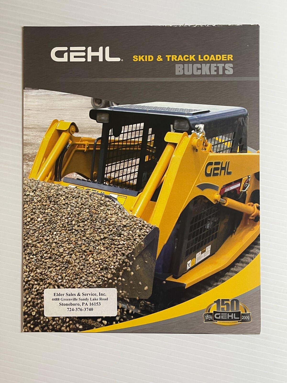 GEHL – Skid Loader Buckets Sales Brochure (Original Brochure) *2009*