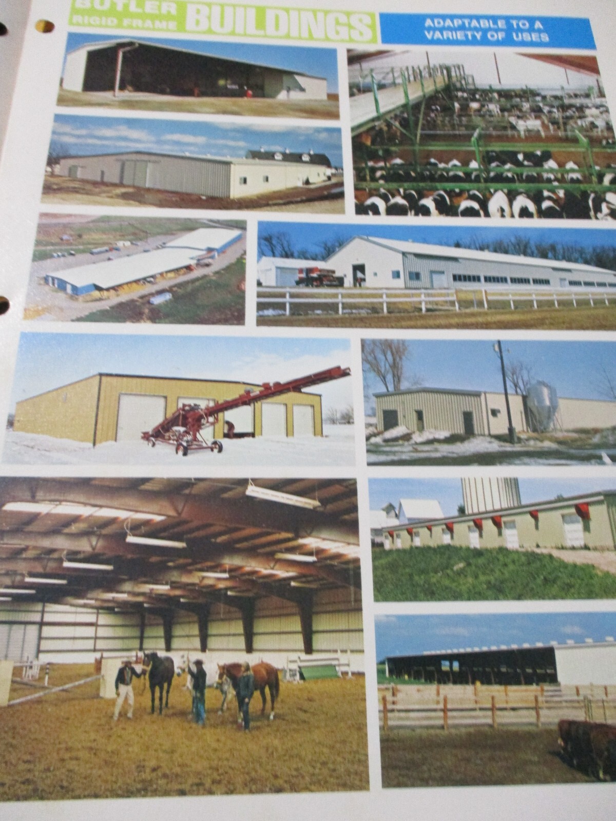 Butler Jamesway, & « Rigid Frame » Buildings, Sales Brochures, 2 items