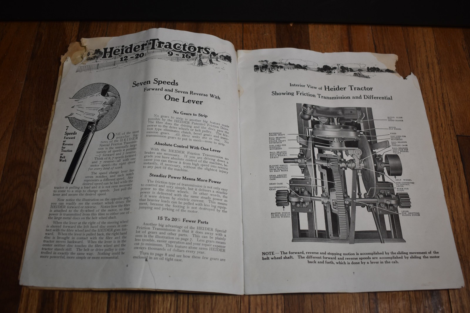 Vintage Heider Tractors Rock Island Plow Company Advertising Farm Sales Brochure