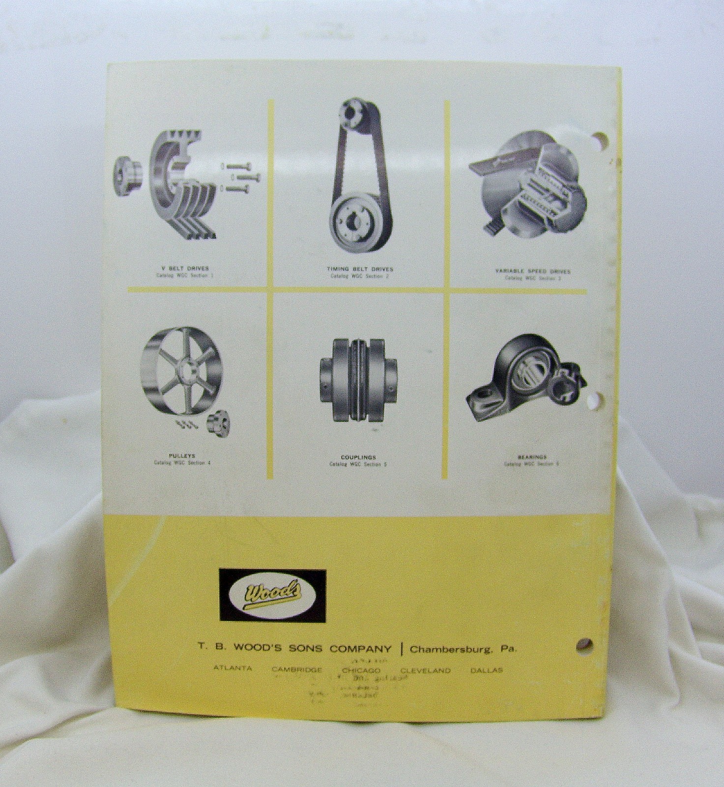 Vintage Wood&rsquo;s V-Belt Drives Manual – WGC Section 1! Circa 1961! – NO RESERVE!