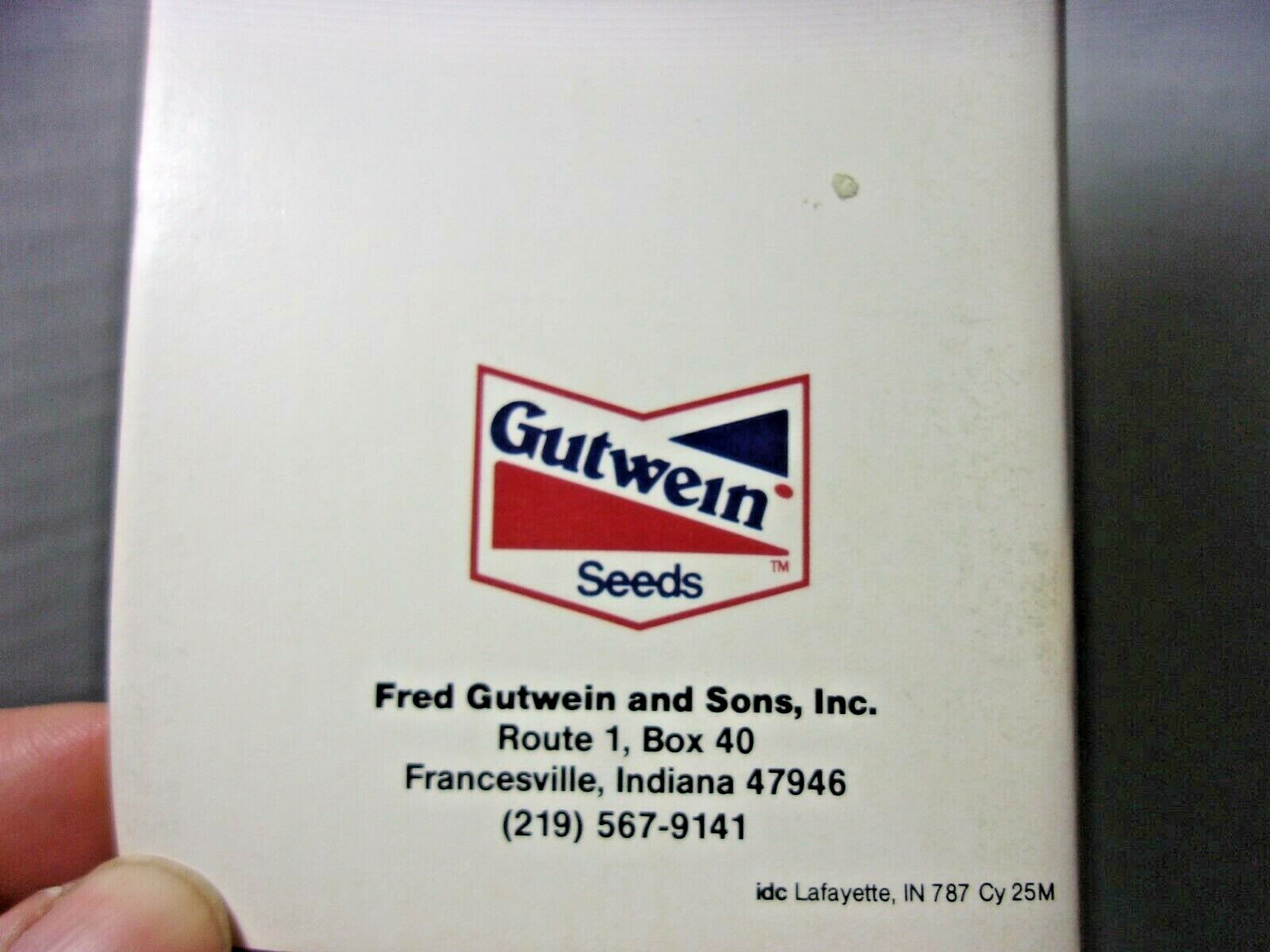 Farmers Pocket Memo Advertising Gutwein Seed Agriculture Vintage Book Farm