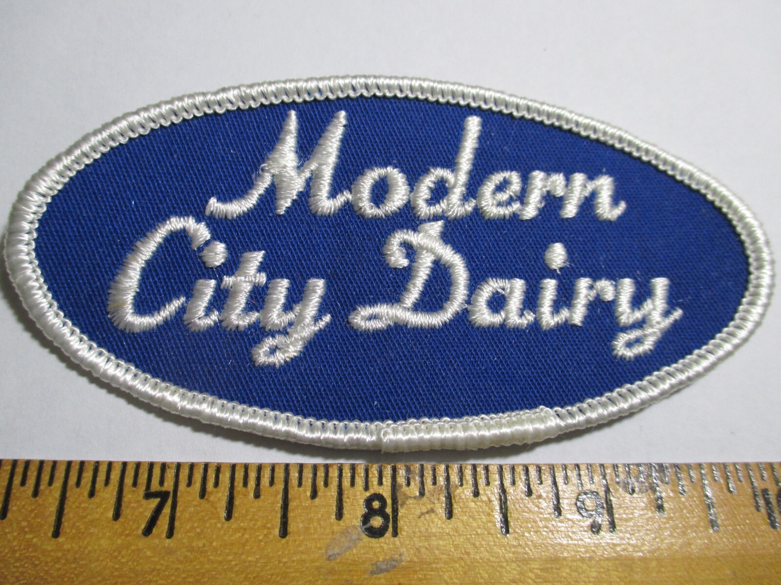 Modern City Dairy Patch NOS 60&rsquo;S Agriculture Farming Cows