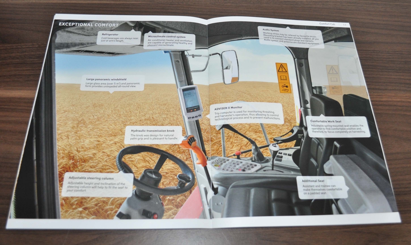 Rostselmash Grain Harvesting Machinery 2015 Agriculture Russia Brochure Prospekt