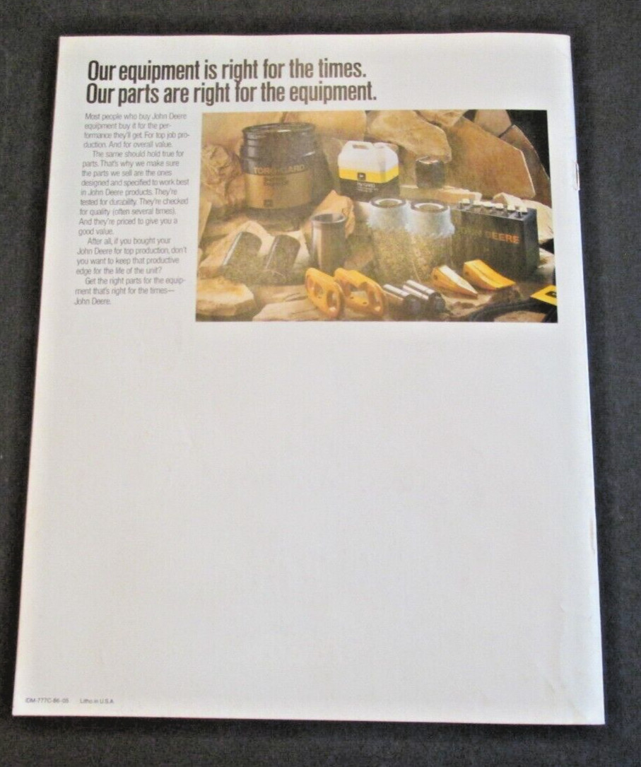 JOHN DEERE MINI EXCAVATORS 30 50 70 SPECTIFICATIONS Dealer AD CATALOG