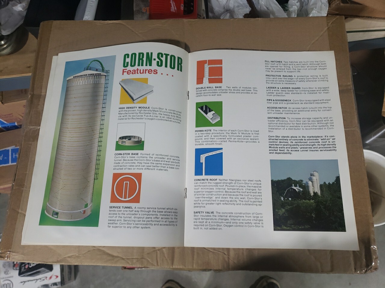 Rochester Silo Co. Farm Silo Catalog Brochure Corn Stor Vintage stave