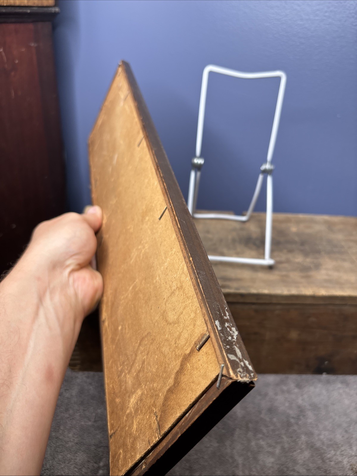 1930s Dinner For Threshers Farming Homestead Print Sign Grant Wood Glass Framed